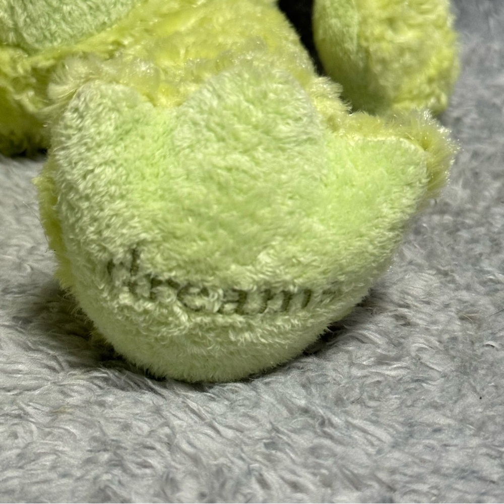 Wendy Bellissimo Green Frog Plush Stuffed Animal 16” Soft Cuddle Toy Satin Bow - Picture 3 of 8